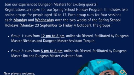 Spring School Holiday DND program